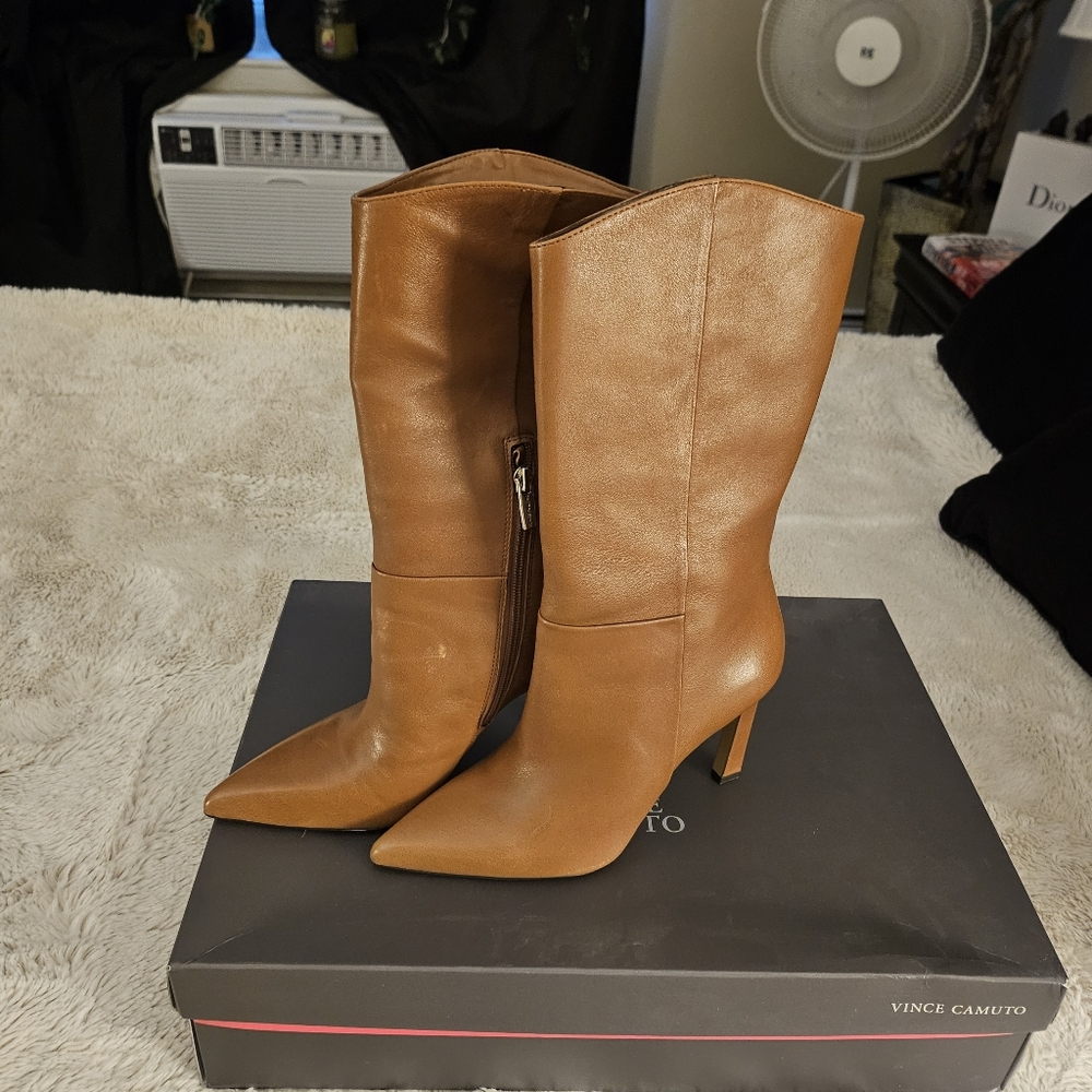 Vince Camuto Women's Brown Heeled Boots